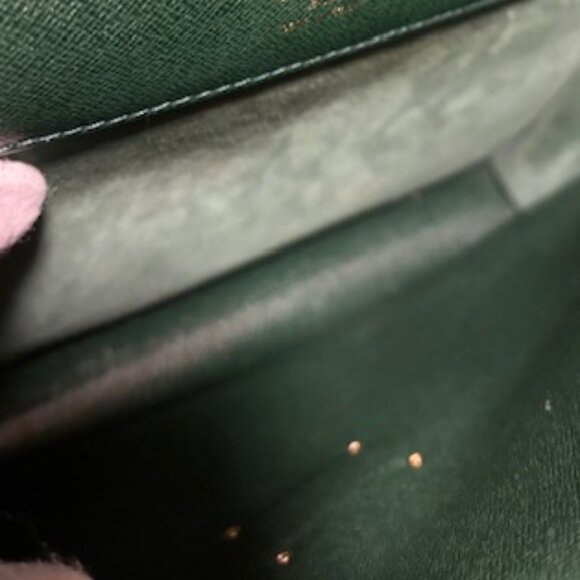 HALLOWEEN🎃DROP! Louis Vuitton Taiga Serviette Kourad Epicea Green Briefcase - Picture 14 of 16